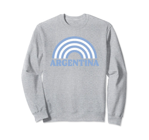 Argentina Flag Rainbow Sweatshirt - Streetwear Style for Adults - T-Shirt, Sweatshirt, Hoodie