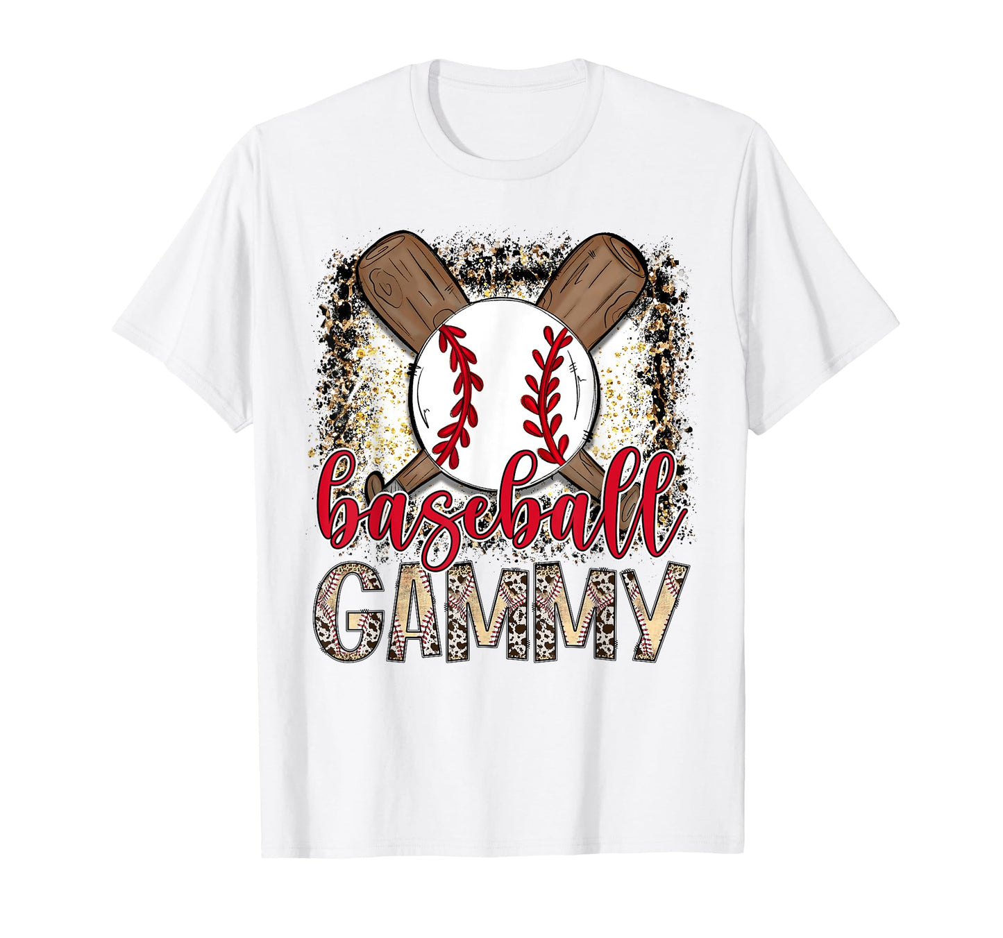 Baseball Gammy Leopard Proud Ball Gammy T-Shirt - Unique Graphic Unisex - T-Shirt, Sweatshirt, Hoodie