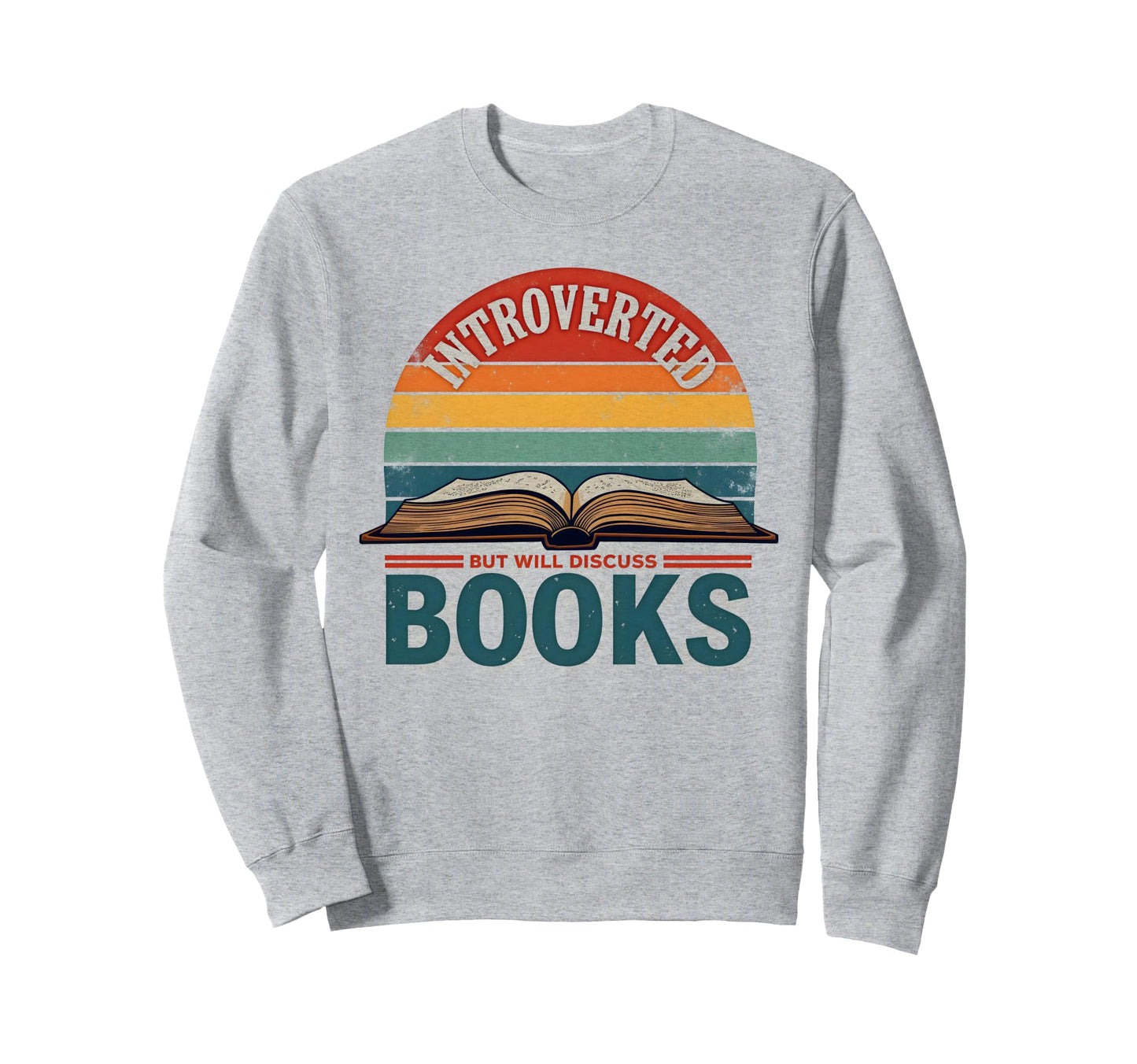 Colorful Boho Librarian Bookworm Sweatshirt - Custom Art Print Unisex - T-Shirt, Sweatshirt, Hoodie
