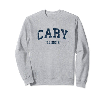 Cary Illinois Il Varsity Sports Sweatshirt - Novelty Apparel for Adults - T-Shirt, Sweatshirt, Hoodie