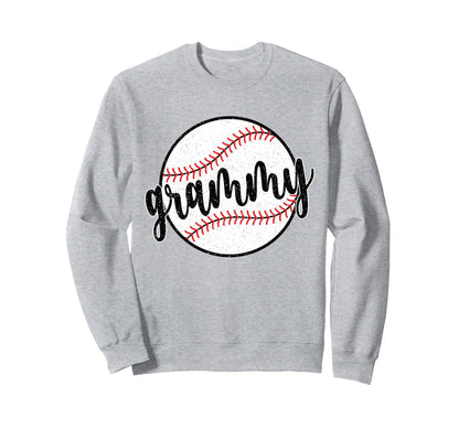 Proud Baseball Grammy Grandma Sweatshirt - Aesthetic Graphic for Adults - T-Shirt, Sweatshirt, Hoodie