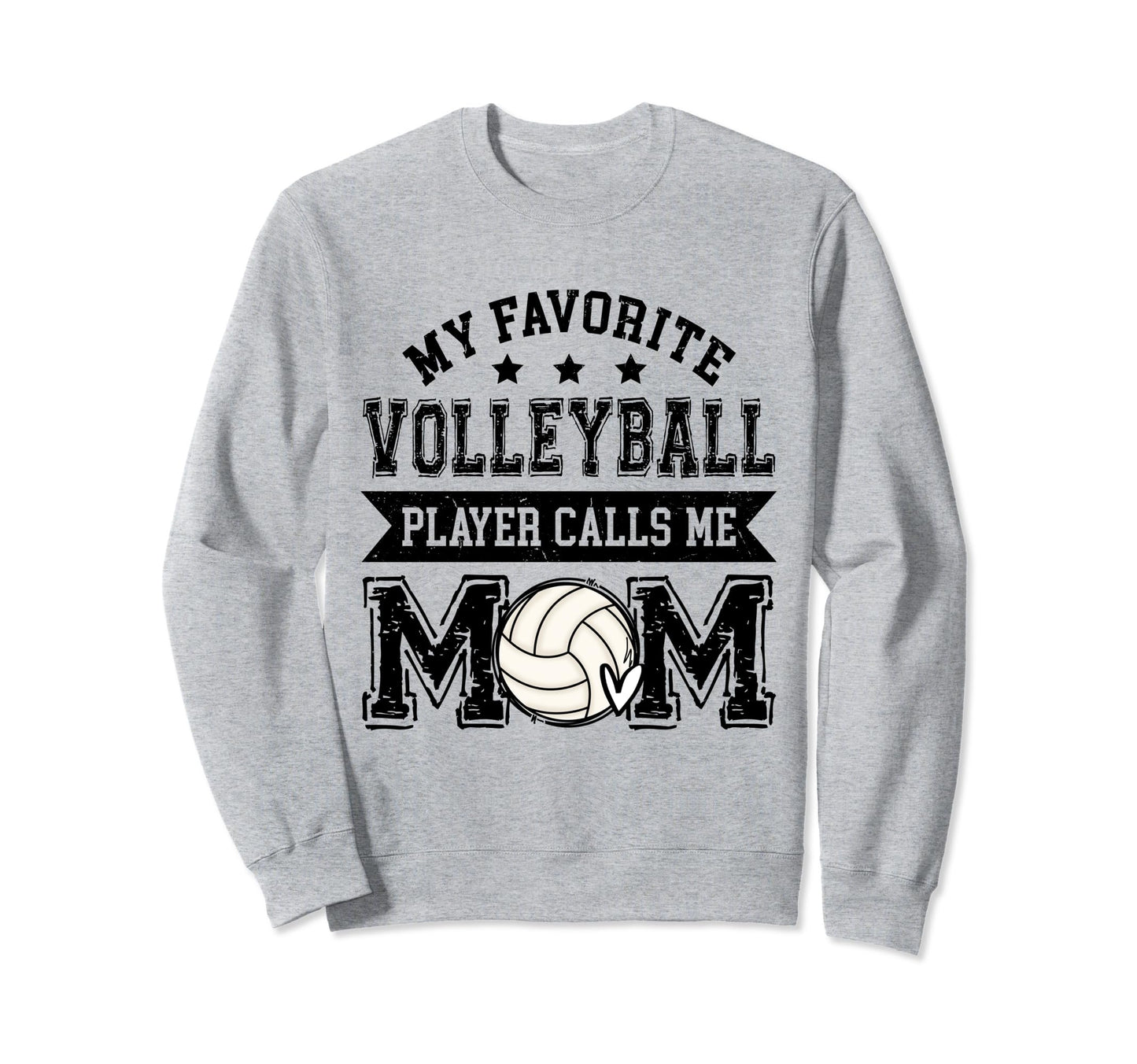 Volleyball Mom My Favorite Sweatshirt - Custom Art Print for Adults - T-Shirt, Sweatshirt, Hoodie