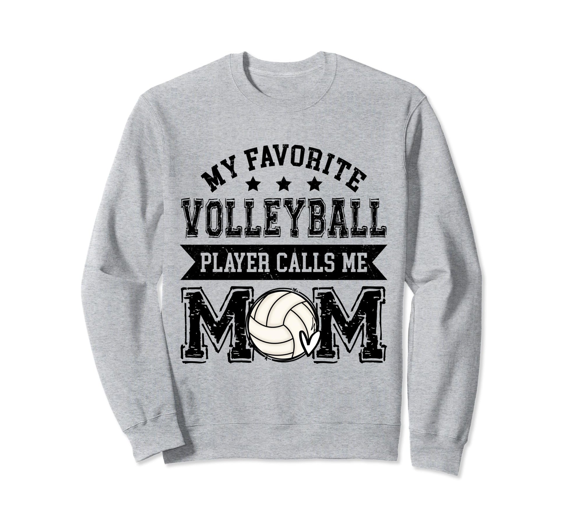Volleyball Mom My Favorite Sweatshirt - Custom Art Print for Adults - T-Shirt, Sweatshirt, Hoodie