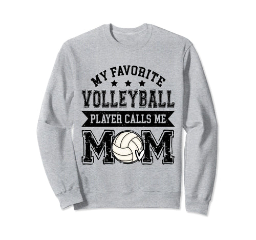 Volleyball Mom My Favorite Sweatshirt - Custom Art Print for Adults - T-Shirt, Sweatshirt, Hoodie