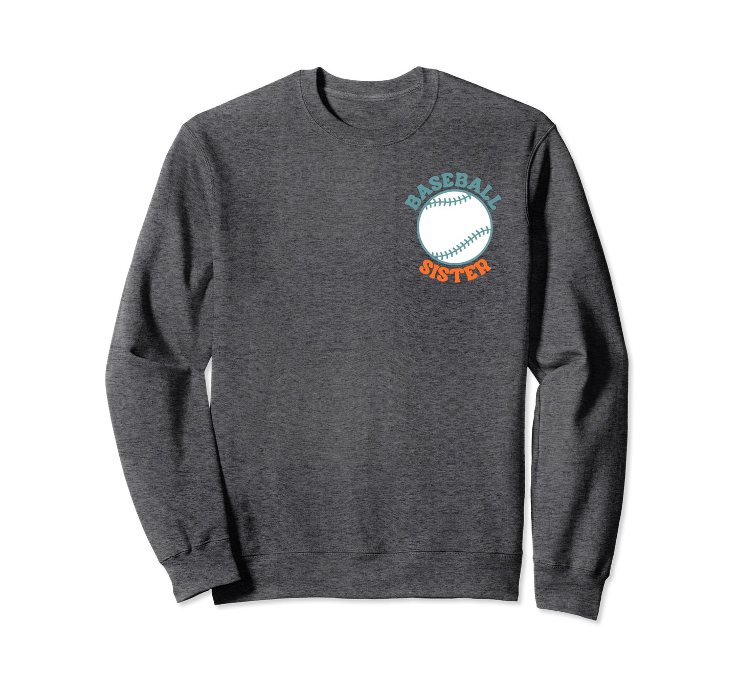 My Baseball Sister Era Groovy Sweatshirt - Custom Art Print Men Women - T-Shirt, Sweatshirt, Hoodie