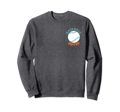 My Baseball Sister Era Groovy Sweatshirt - Custom Art Print Men Women - T-Shirt, Sweatshirt, Hoodie