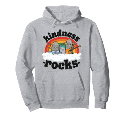 Anti Bullying Rainbow Hippie Music Hoodie - Novelty Apparel for Adults - T-Shirt, Sweatshirt, Hoodie