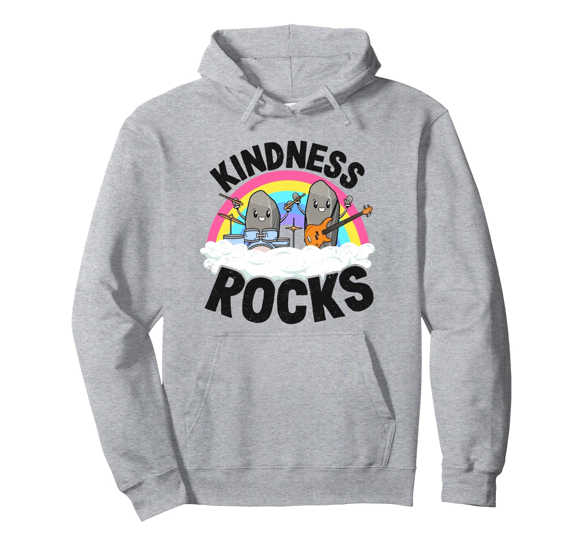 Anti Bullying Rainbow Hippie Music Hoodie - Streetwear Style Men Women - T-Shirt, Sweatshirt, Hoodie
