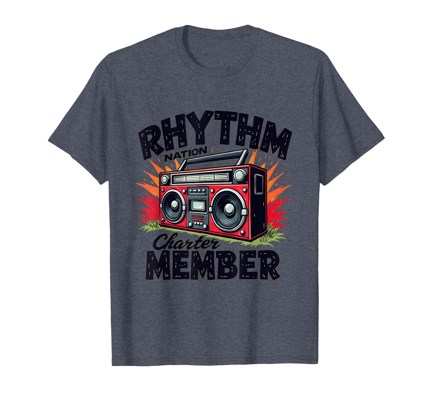 Rhythm Nation Charter Member Hip T-Shirt - Casual Everyday Wear for Adults - T-Shirt, Sweatshirt, Hoodie