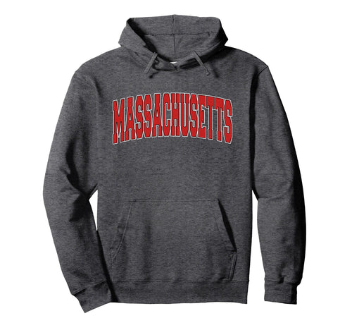 Massachusetts Usa State Ma Varsity Sports Hoodie - Aesthetic Graphic Unisex - T-Shirt, Sweatshirt, Hoodie