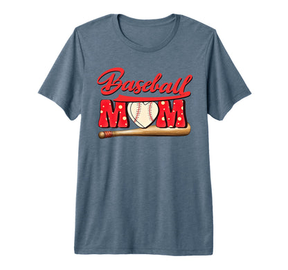 Baseball Mom Mama Baseball Life T-Shirt - Minimalist Print for Adults - T-Shirt, Sweatshirt, Hoodie