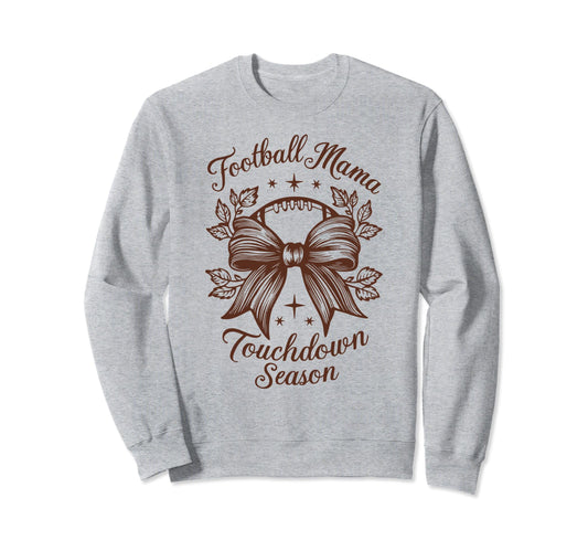 Womens Moms Coquette Bow Sweatshirt - Casual Everyday Wear for Adults - T-Shirt, Sweatshirt, Hoodie