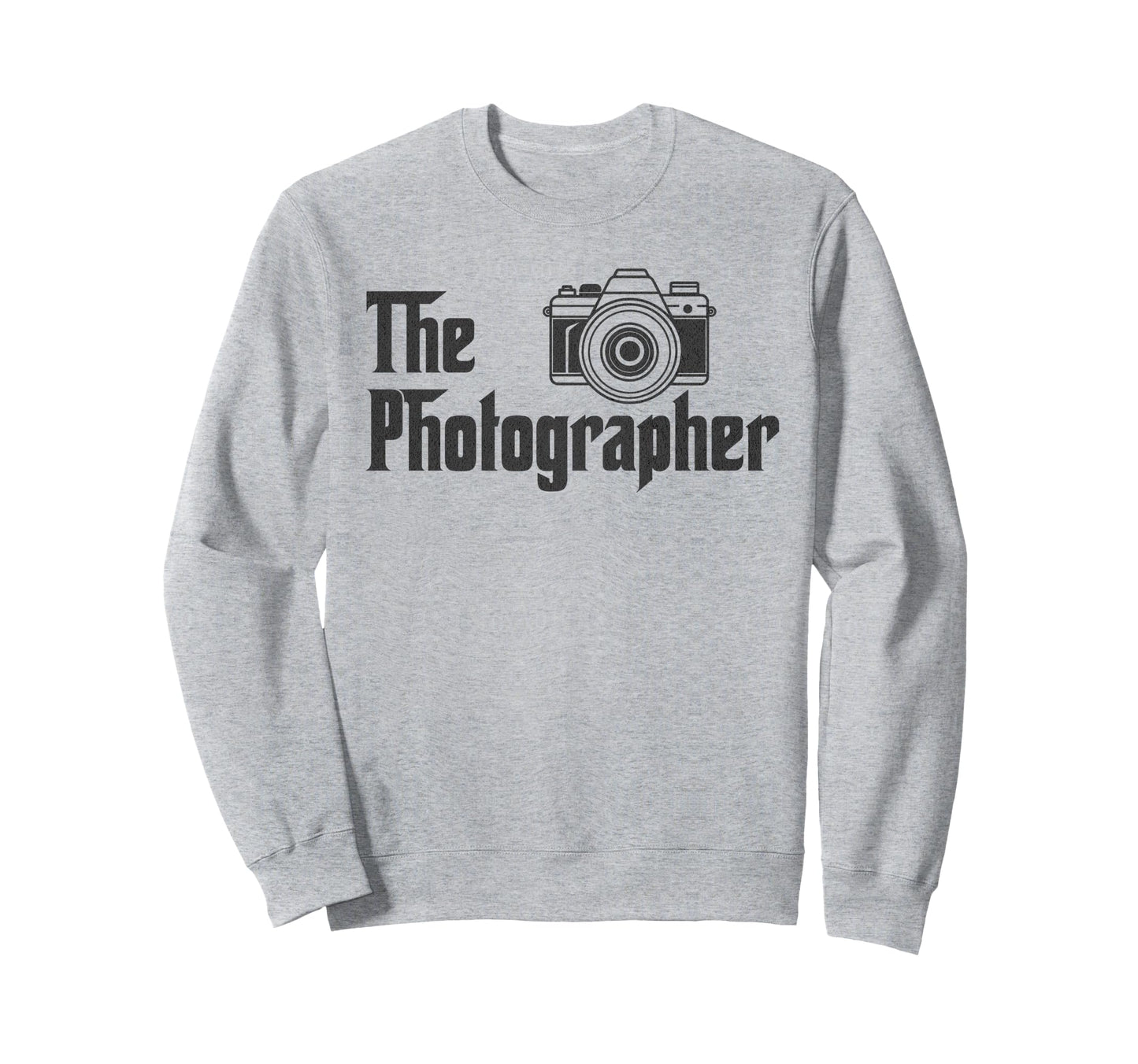 Funny Camera Photographer Sweatshirt - Minimalist Print Men Women - T-Shirt, Sweatshirt, Hoodie