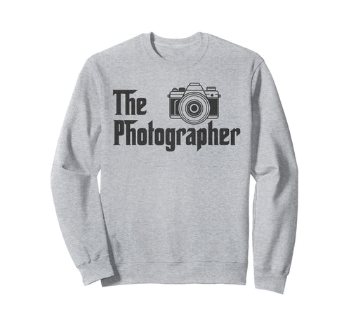 Funny Camera Photographer Sweatshirt - Minimalist Print Men Women - T-Shirt, Sweatshirt, Hoodie