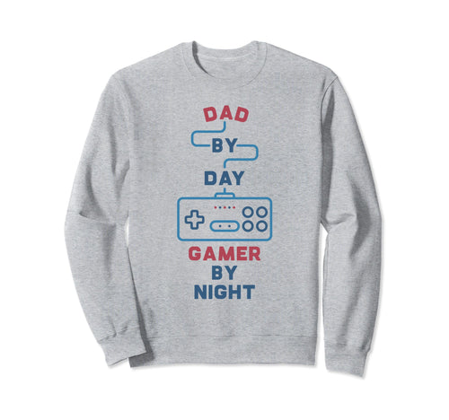 Dad Day Gamer Night Video Games Lover Sweatshirt - Unique Graphic Unisex - T-Shirt, Sweatshirt, Hoodie