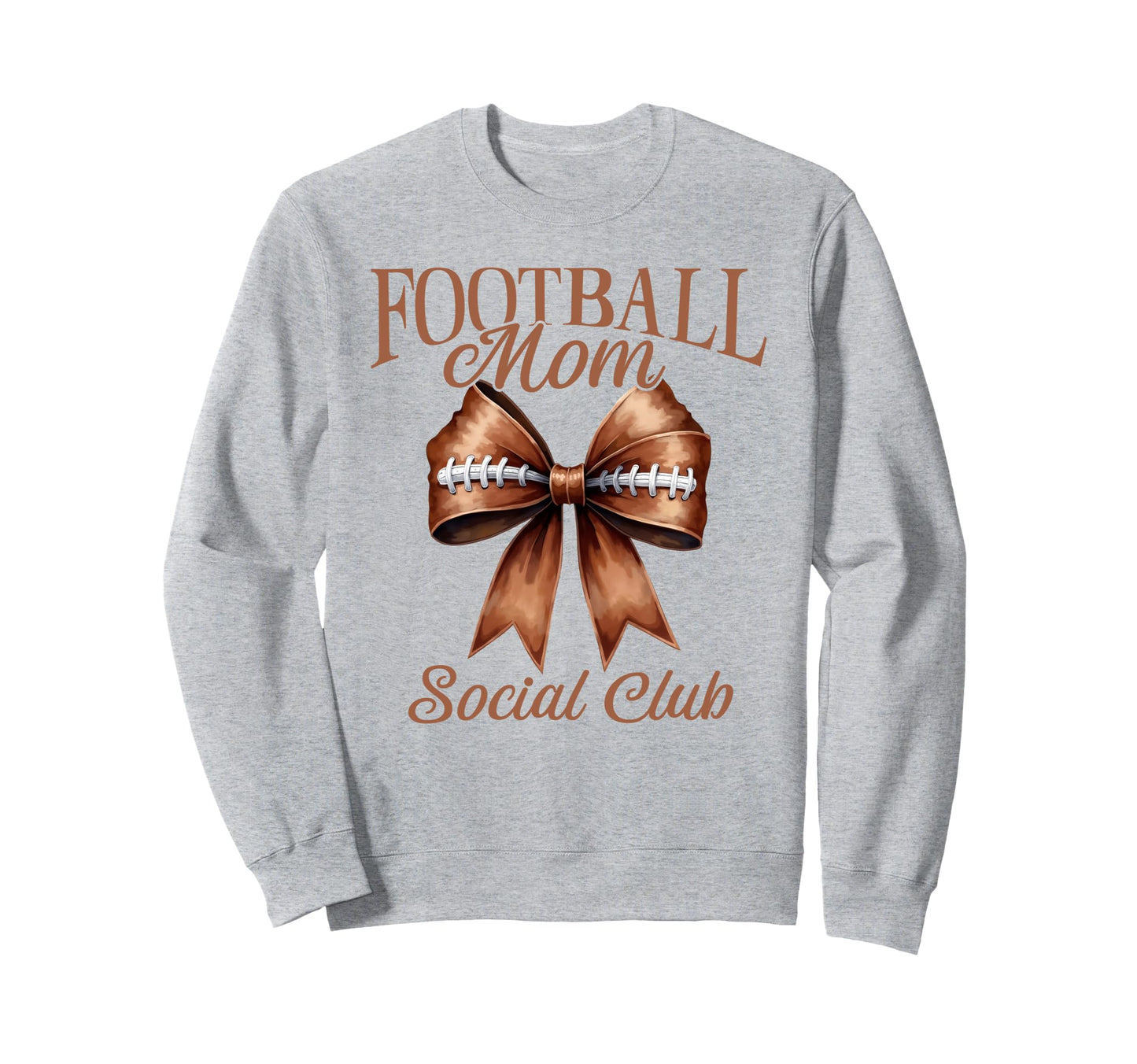 Game Day Croquette Bow Football Mom Sweatshirt - Novelty Apparel Men Women - T-Shirt, Sweatshirt, Hoodie