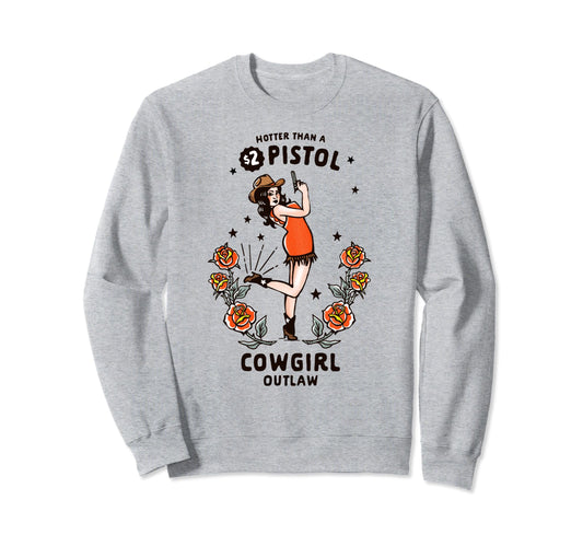 Womens Western Boho Outlaw Sweatshirt - Streetwear Style for Adults - T-Shirt, Sweatshirt, Hoodie