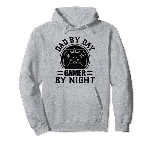 Dad Day Gamer Night Funny Dad Gamer Hoodie - Aesthetic Graphic for Adults - T-Shirt, Sweatshirt, Hoodie