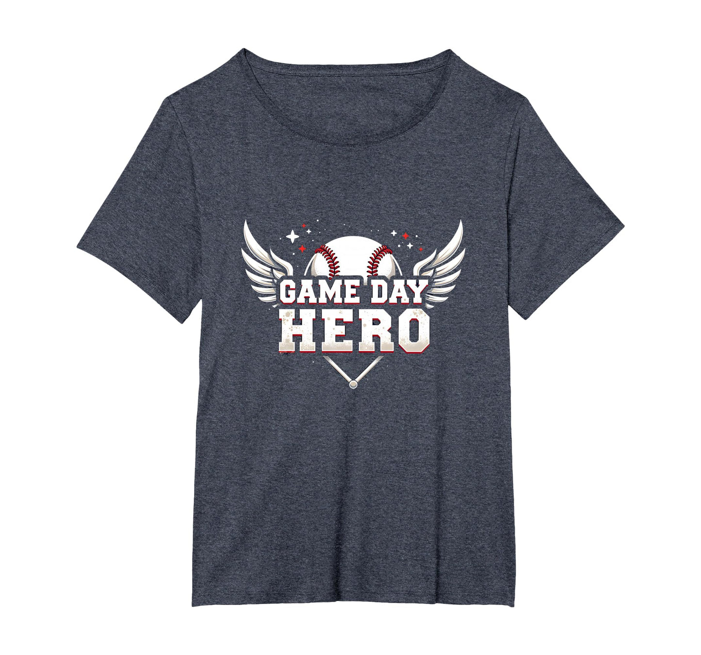 Baseball Dad Game Day Hero Proud T-Shirt - Trendy Graphic for Adults - T-Shirt, Sweatshirt, Hoodie