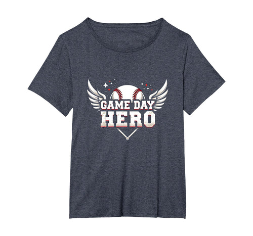 Baseball Dad Game Day Hero Proud T-Shirt - Aesthetic Graphic Men Women - T-Shirt, Sweatshirt, Hoodie