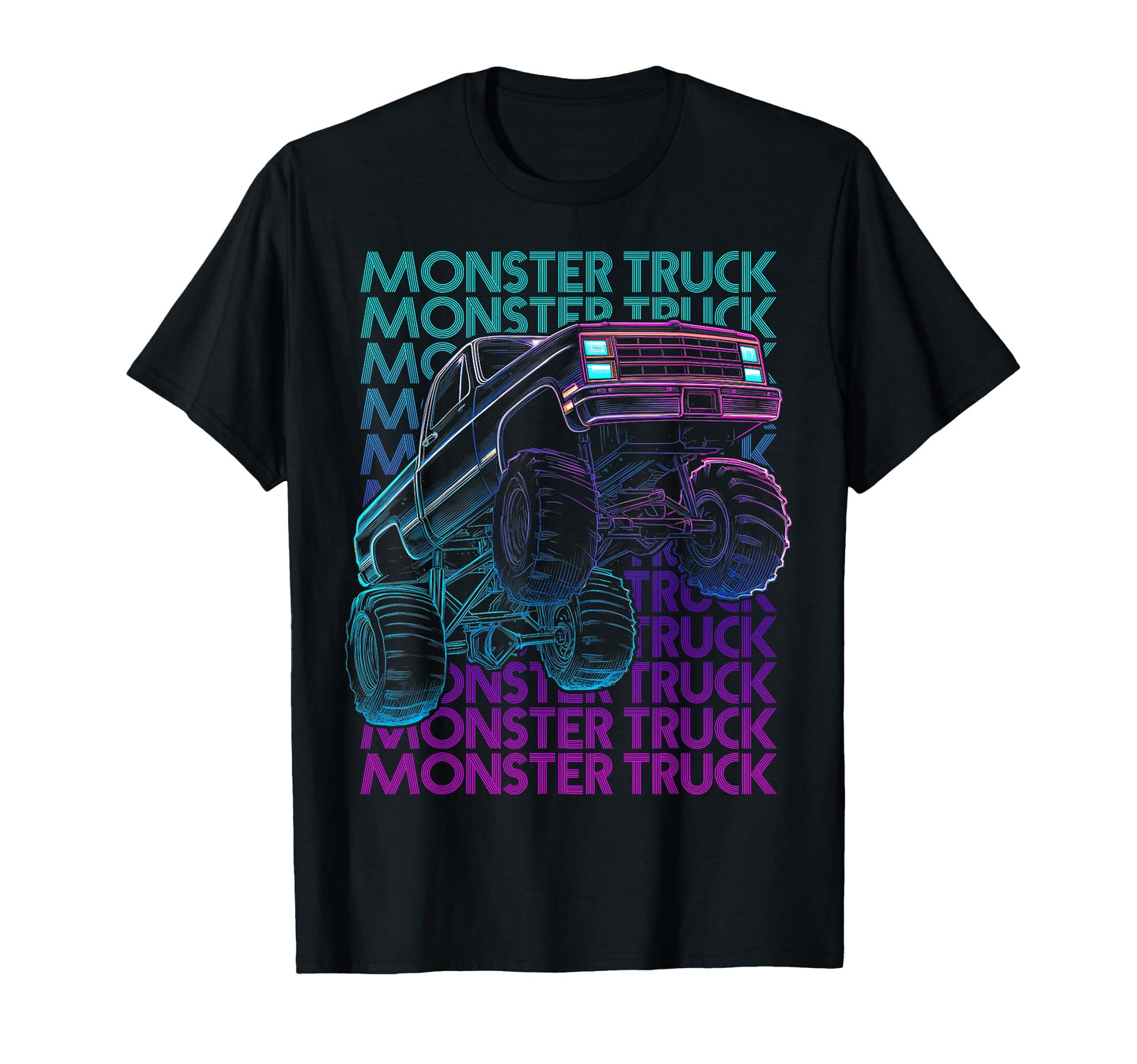 Monster Trucks 4 Wheeler Offroad T-Shirt - Graphic Print Men Women - T-Shirt, Sweatshirt, Hoodie
