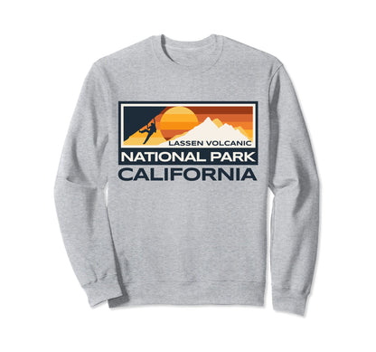 Lassen Volcanic National Park Sweatshirt - Fun Novelty Design Men Women - T-Shirt, Sweatshirt, Hoodie