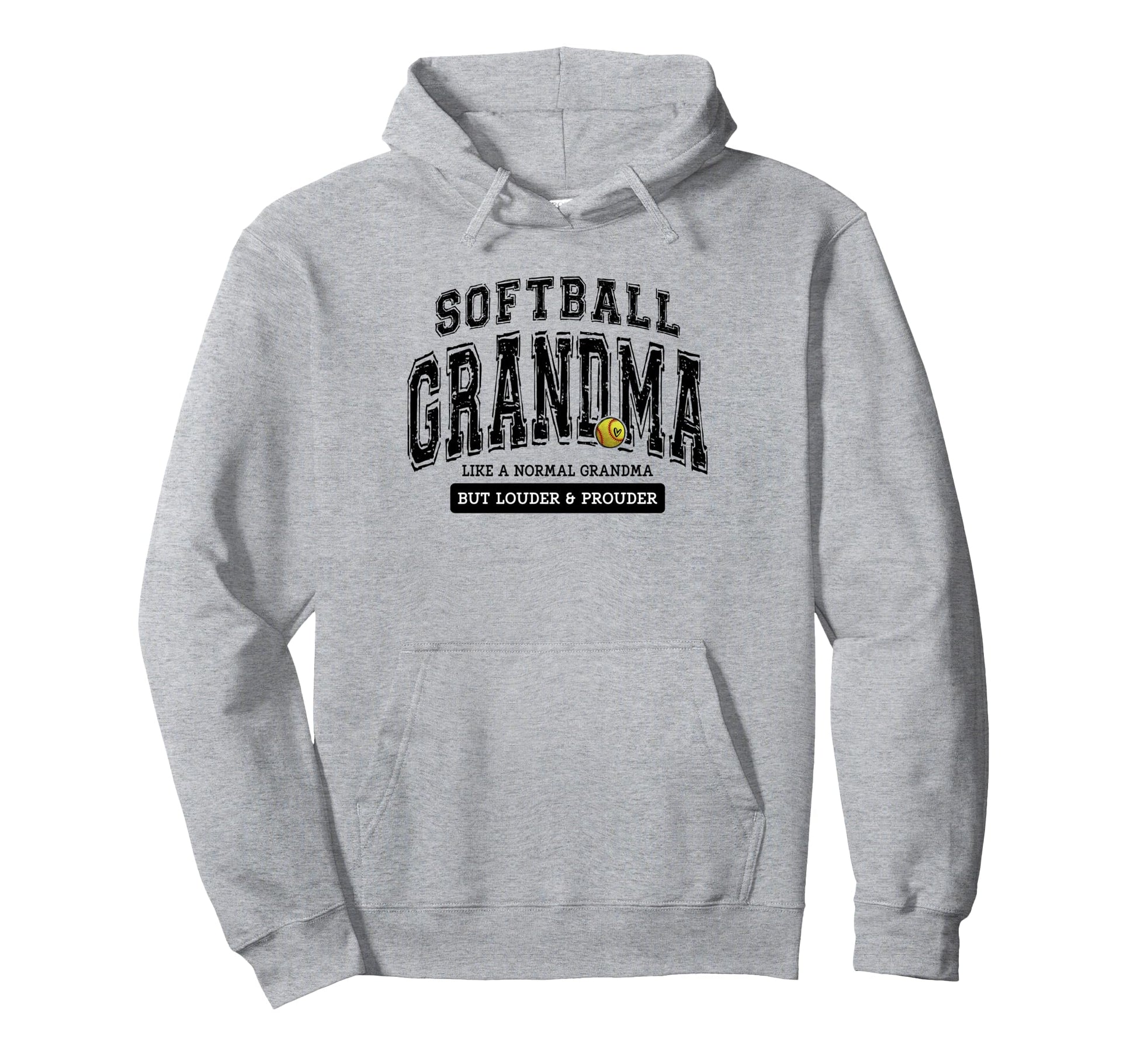 Softball Grandma Matching Loud Proud Hoodie - Custom Art Print Unisex - T-Shirt, Sweatshirt, Hoodie