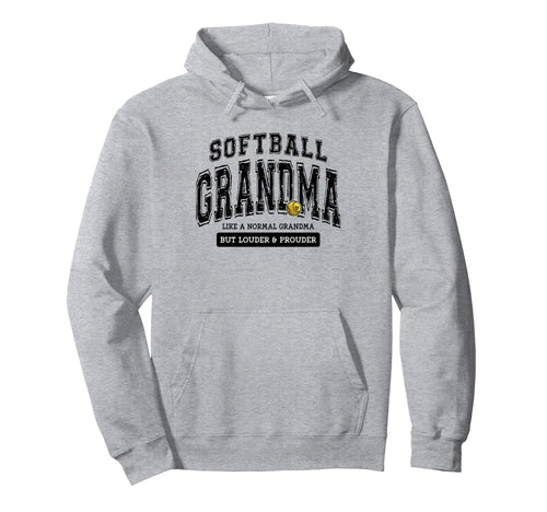 Softball Grandma Matching Loud Proud Hoodie - Custom Art Print Unisex - T-Shirt, Sweatshirt, Hoodie