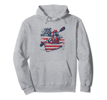 Usa Flag 2024 Mothers Day Canoe Mom Hoodie - Minimalist Print Men Women - T-Shirt, Sweatshirt, Hoodie