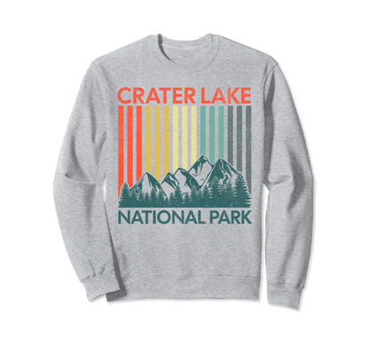 Crater Lake National Park Oregon Sweatshirt - Aesthetic Graphic for Adults - T-Shirt, Sweatshirt, Hoodie