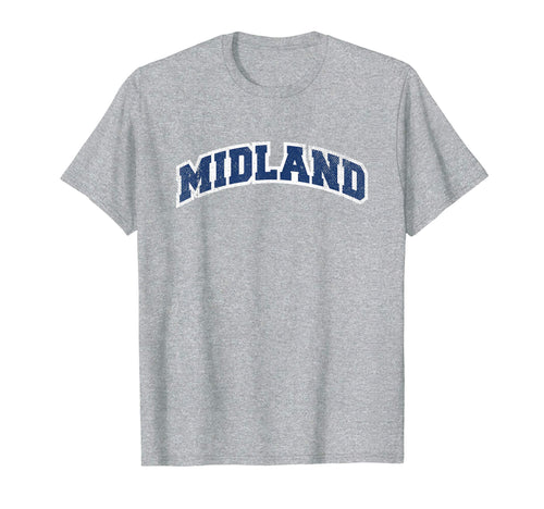 Midland Michigan Varsity T-Shirt - Aesthetic Graphic Unisex - T-Shirt, Sweatshirt, Hoodie