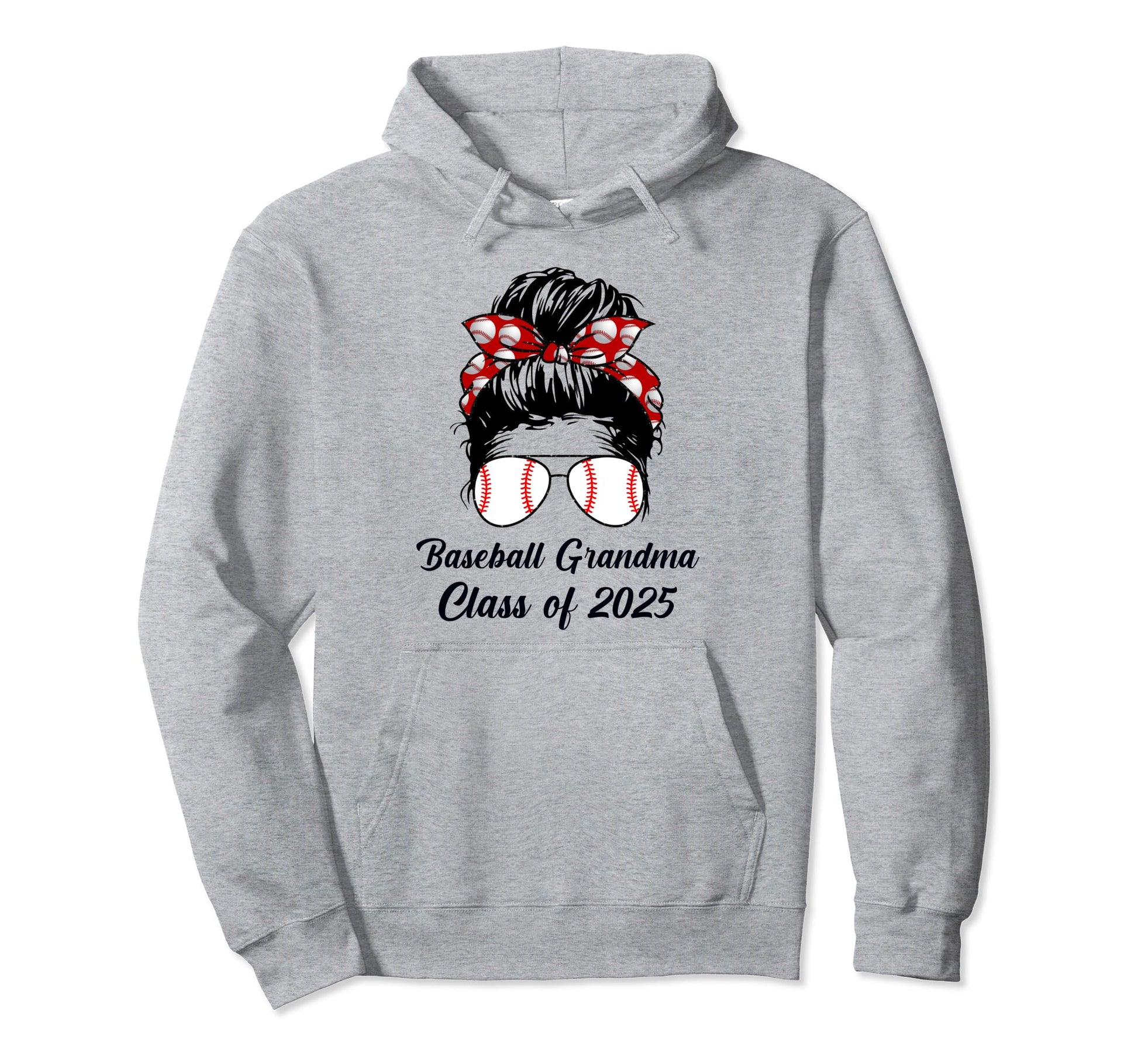 Class 2025 Baseball Grandma Senior Hoodie - Casual Everyday Wear Unisex - T-Shirt, Sweatshirt, Hoodie