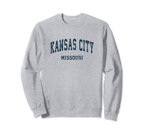 Kansas City Missouri Mo Varsity Sports Sweatshirt - Trendy Graphic Unisex - T-Shirt, Sweatshirt, Hoodie