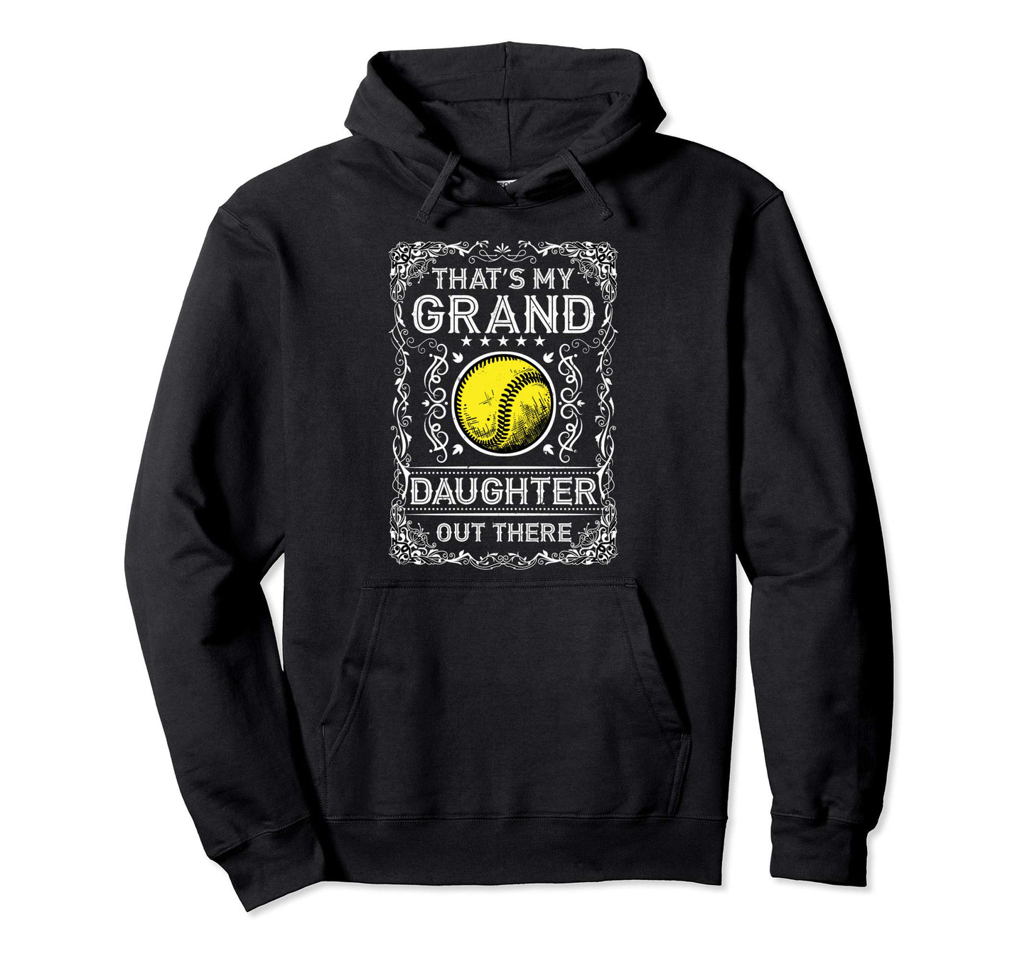 Softball Grandpa And Grandma Gifts Hoodie - Novelty Apparel for Adults - T-Shirt, Sweatshirt, Hoodie