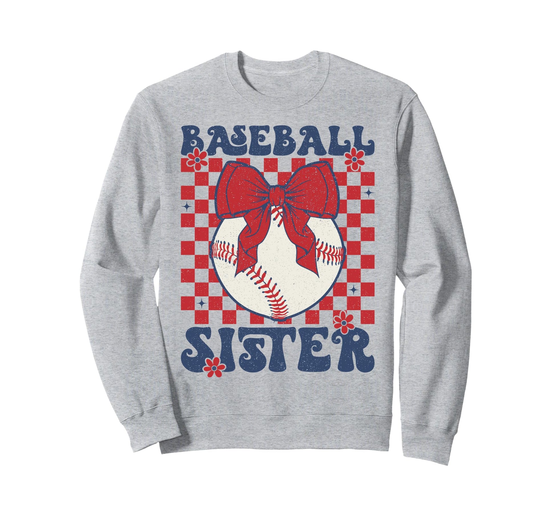 Baseball Sister Coquette Bow Sport Sweatshirt - Streetwear Style Men Women - T-Shirt, Sweatshirt, Hoodie
