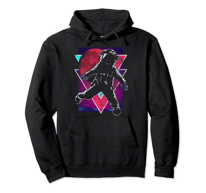 Space 90S Art 80S Aesthetic Astronaut Hoodie - Unique Graphic Unisex - T-Shirt, Sweatshirt, Hoodie