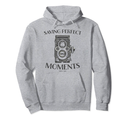 Saving Moments Camera Photographers Hoodie - Unique Graphic for Adults - T-Shirt, Sweatshirt, Hoodie