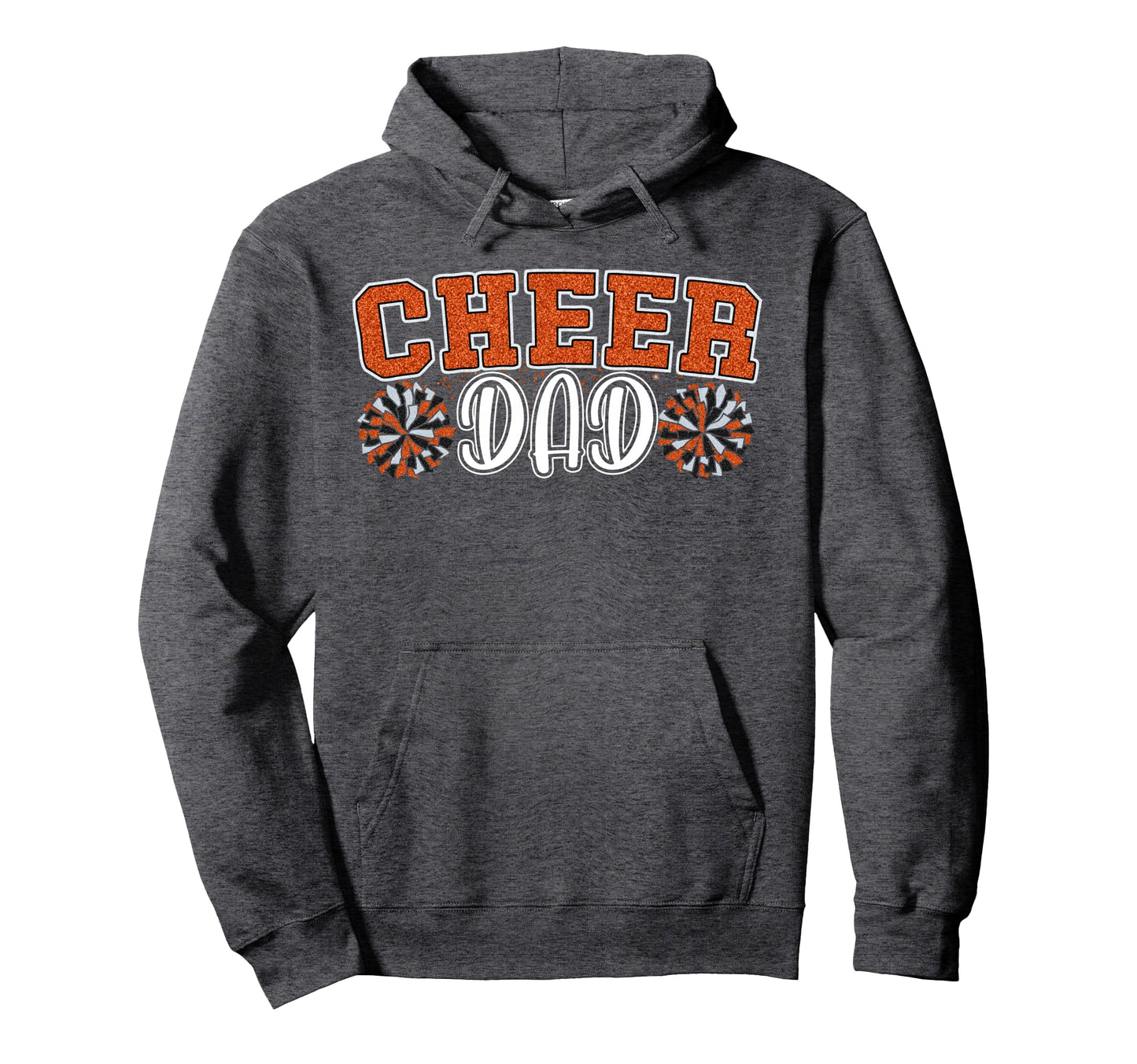 Proud Cheer Dad My Favorite Cheerleader Hoodie - Unique Graphic for Adults - T-Shirt, Sweatshirt, Hoodie