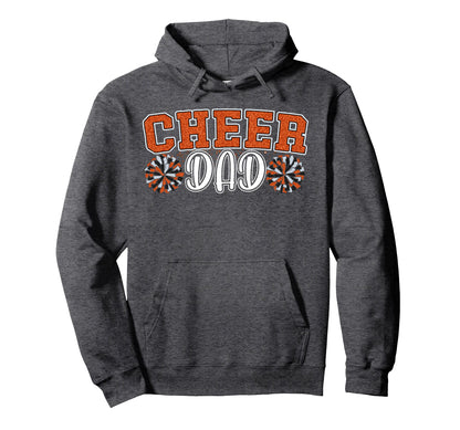 Proud Cheer Dad My Favorite Cheerleader Hoodie - Unique Graphic for Adults - T-Shirt, Sweatshirt, Hoodie