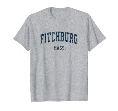 Fitchburg Massachusetts Ma Varsity T-Shirt - Aesthetic Graphic for Adults - T-Shirt, Sweatshirt, Hoodie