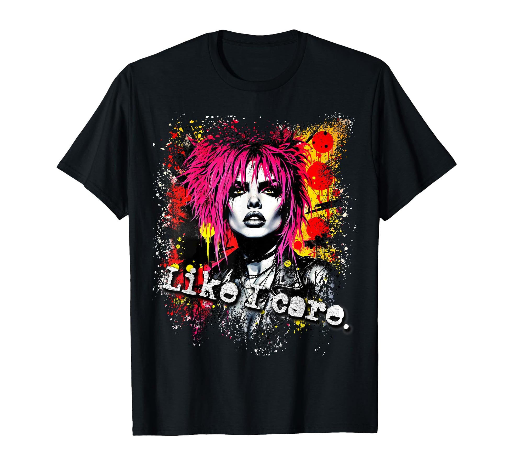 Punk 90S Grunge Distressed Graffiti T-Shirt - Fun Novelty Design Men Women - T-Shirt, Sweatshirt, Hoodie