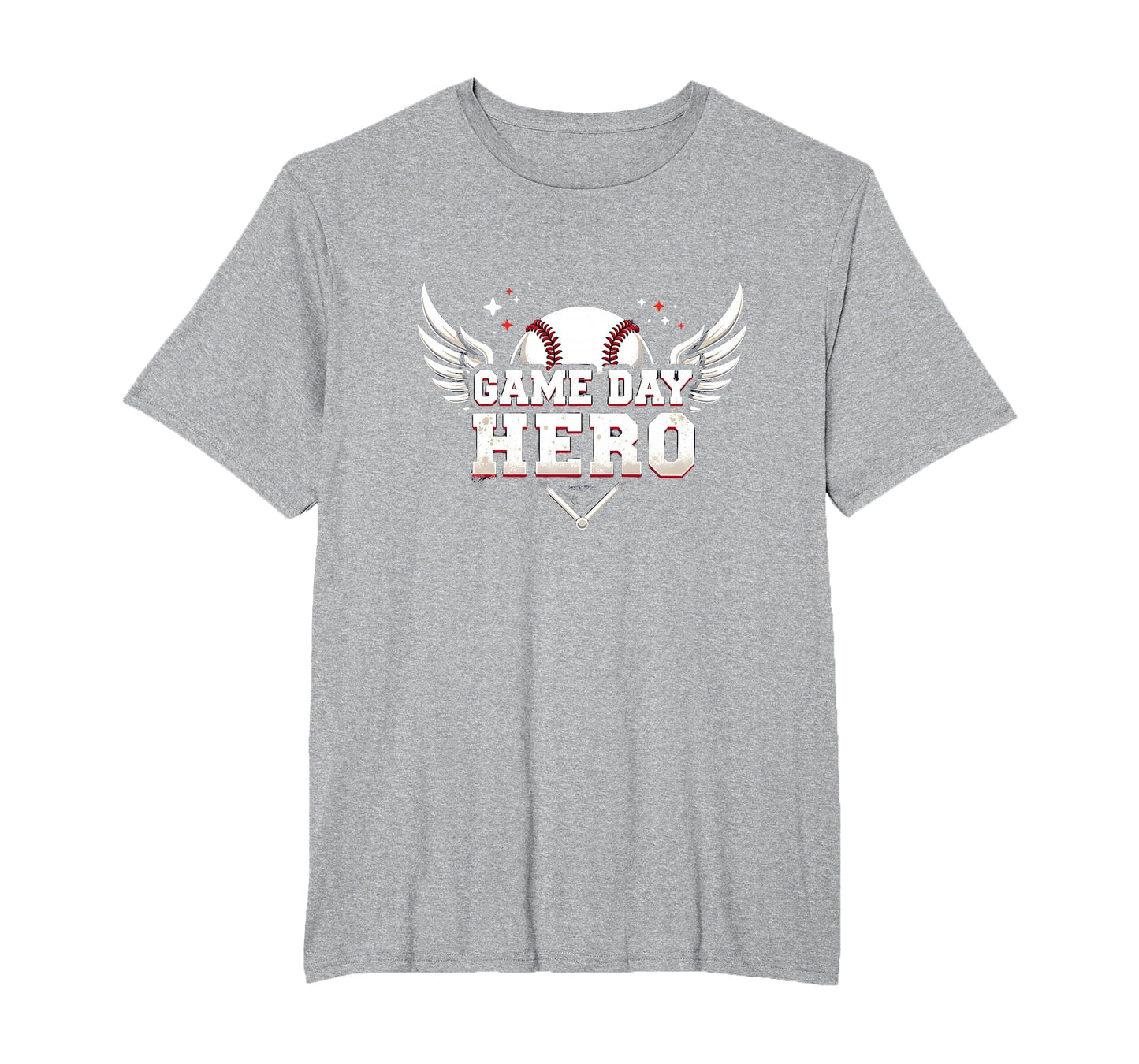 Baseball Dad Game Day Hero Proud T-Shirt - Minimalist Print for Adults - T-Shirt, Sweatshirt, Hoodie