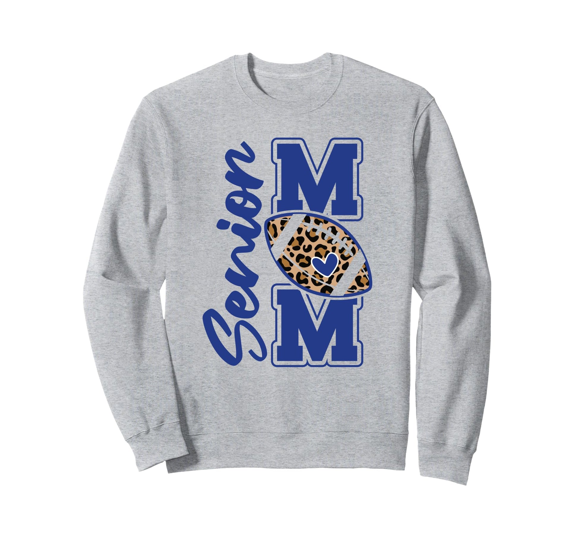 Leopard White And Blue High School Sweatshirt - Minimalist Print Men Women - T-Shirt, Sweatshirt, Hoodie
