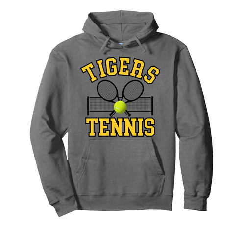 Tigers Tennis Mom Game Day Sports Hoodie - Minimalist Print Men Women - T-Shirt, Sweatshirt, Hoodie