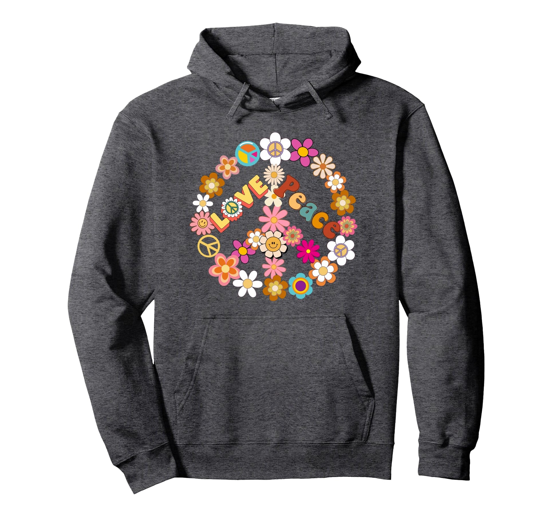 Peace Sign Love 60 S 70 S Shirts 70S Hoodie - Aesthetic Graphic Unisex - T-Shirt, Sweatshirt, Hoodie