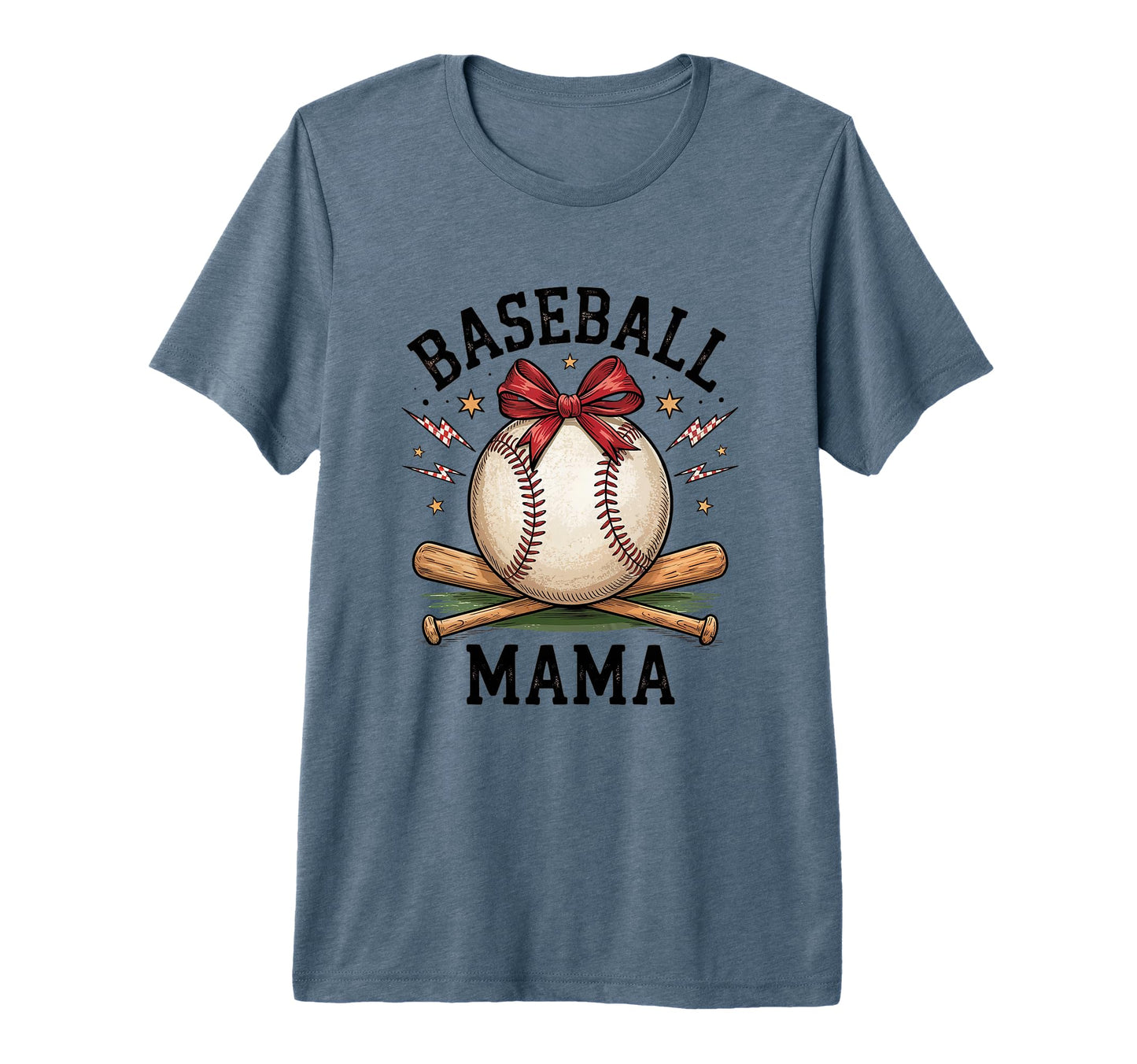 Baseball Mama Game Day Sports Mom T-Shirt - Minimalist Print for Adults - T-Shirt, Sweatshirt, Hoodie