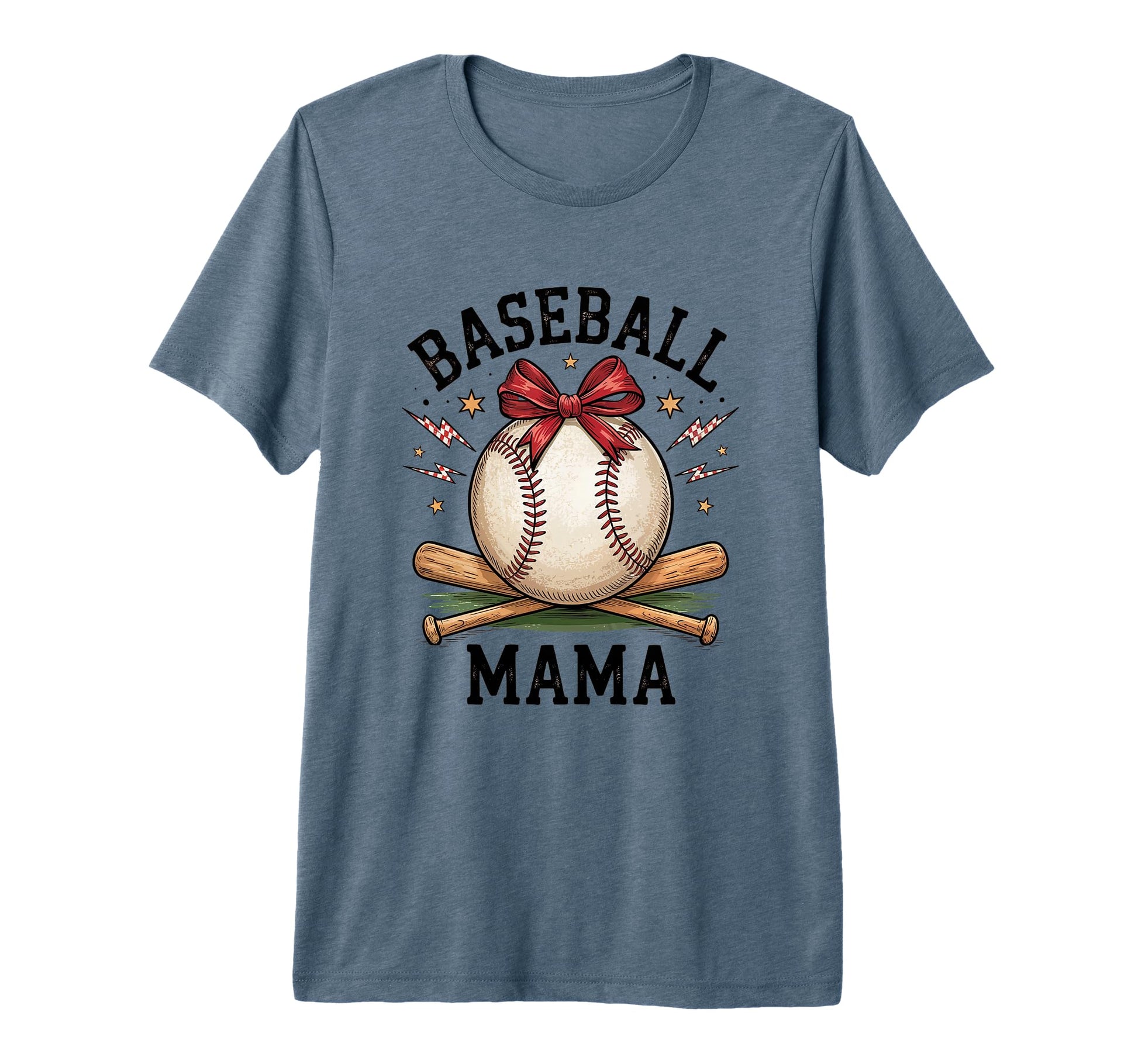 Baseball Mama Game Day Sports Mom T-Shirt - Minimalist Print for Adults - T-Shirt, Sweatshirt, Hoodie