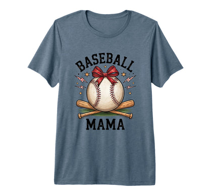 Baseball Mama Game Day Sports Mom T-Shirt - Minimalist Print for Adults - T-Shirt, Sweatshirt, Hoodie