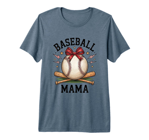 Baseball Mama Game Day Sports Mom T-Shirt - Minimalist Print for Adults - T-Shirt, Sweatshirt, Hoodie