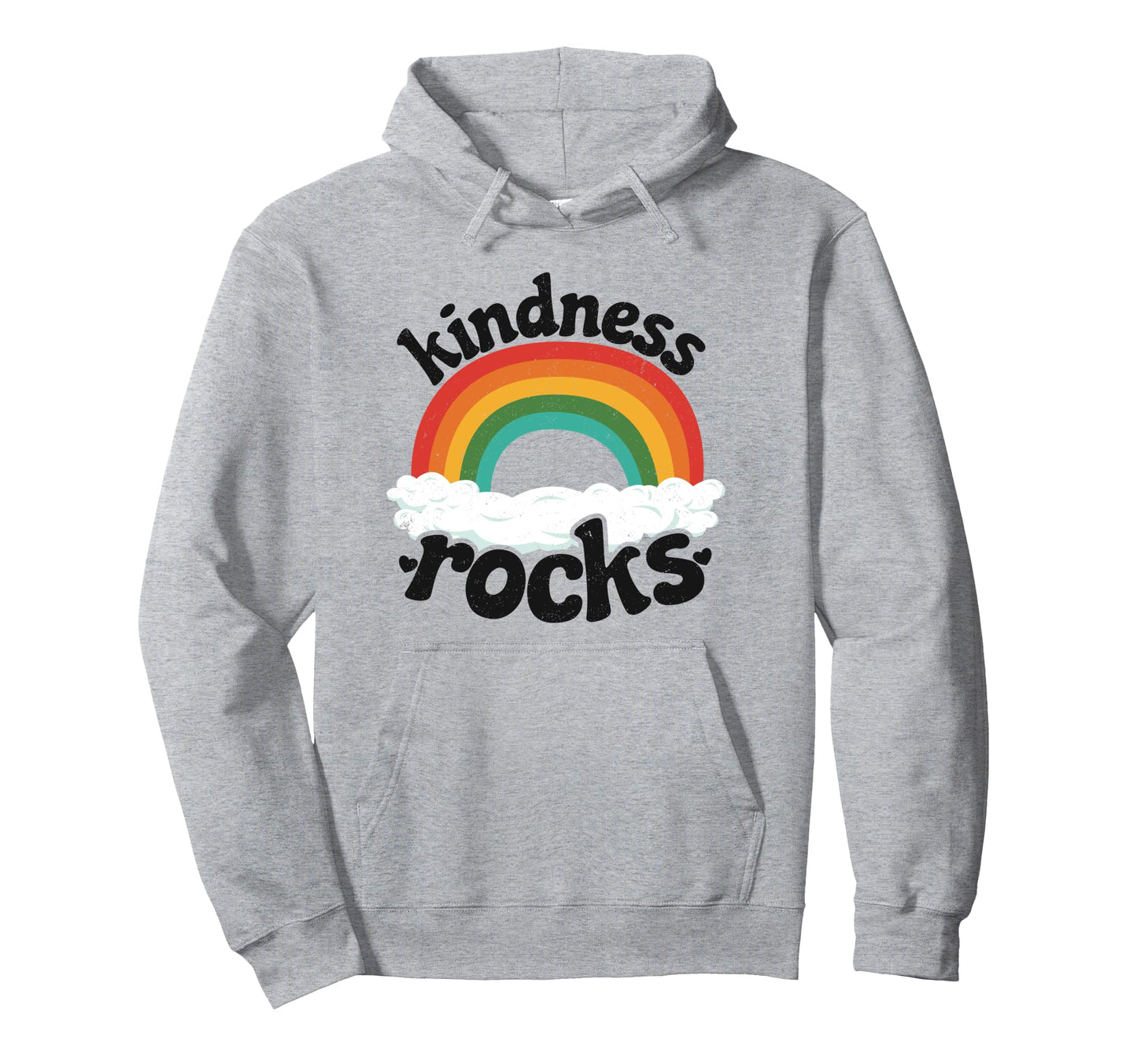 Anti Bullying Hippie Teacher Rainbow Hoodie - Unique Graphic Unisex - T-Shirt, Sweatshirt, Hoodie